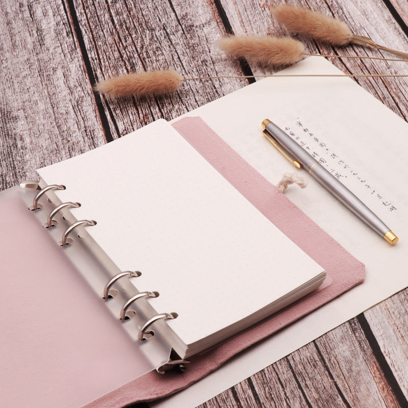 Wholesale Cotton Fabric Embroidered Wreath Binder A5/A6 Literary Notebook